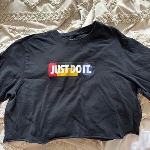Nike Black crop Tee